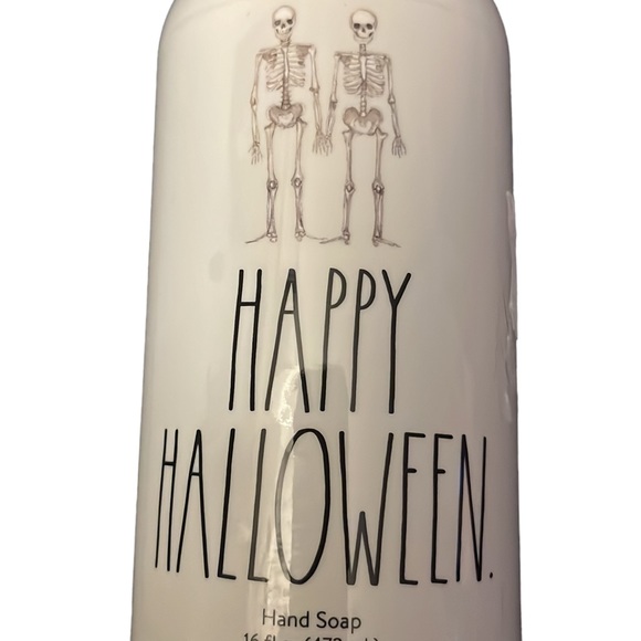 Rae Dunn Happy Halloween skeletons hand soap - Picture 4 of 4